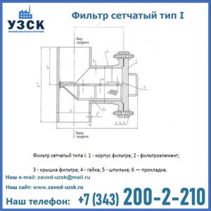 Фильтр сетчатый ФС по Т-ММ-11-2003 в Брянске