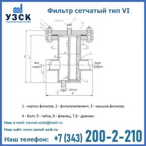 Фильтр сетчатый ФС по Т-ММ-11-2003 в Брянске